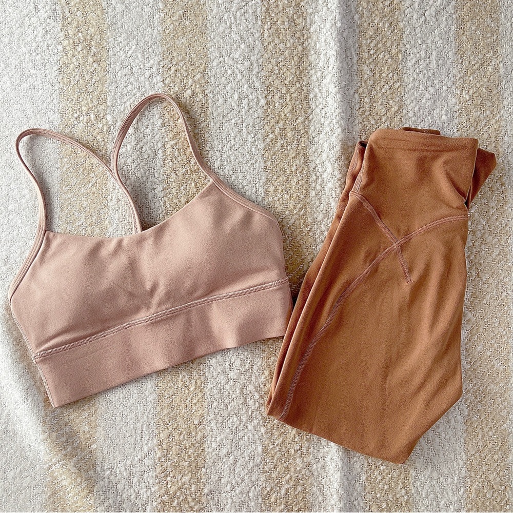 Lululemon leggings bra set